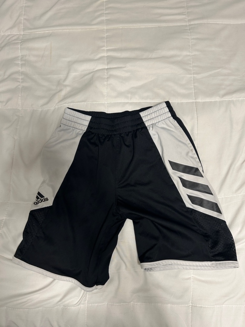 adidas Black and White Men’s Athletic Shorts